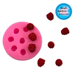 Khuôn Silicon - Trái Cây Berry - Phúc Bồn Tử - Rasberry 6c