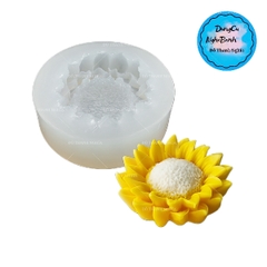 Khuôn Silicon - Hoa Hướng Dương - Mặt Hướng Dương 6.8cm Nở