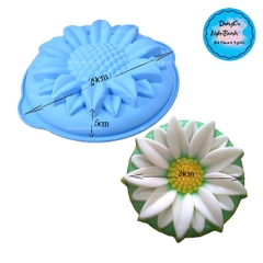 Khuôn Silicon - Đế - Hoa Hướng Dương 24cm Cao 4cm