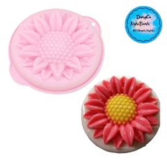 Khuôn Silicon - Đế - Hoa Hướng Dương 24cm Cao 4cm