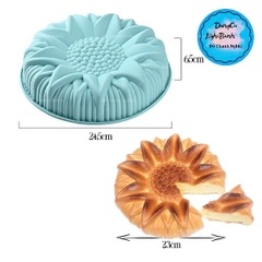 Khuôn Silicon - Đế - Hoa Hướng Dương 24.5cm Cao 6.5cm