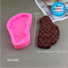 Khuôn Silicon - Món Ăn - Miếng Thịt Bò - bò beefsteak