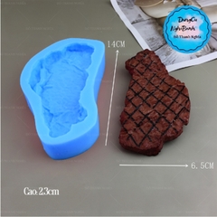 Khuôn Silicon - Món Ăn - Miếng Thịt Bò - bò beefsteak