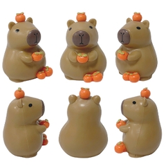Khuôn Silicon - Động Vật - Capybara 2 Mảnh Quả Quýt 4c