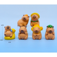 Khuôn Silicon - Động Vật - Capybara 2 Mảnh Quay Đầu