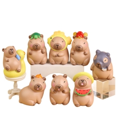 Khuôn Silicon - Động Vật - Capybara 2 Mảnh Đội Cá