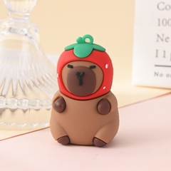 Khuôn Silicon - Động Vật - Capybara 2 Mảnh Trái Dâu