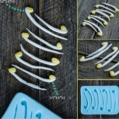 Khuôn Silicon - Rau Củ - Cọng Giá 8c