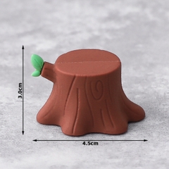 Khuôn Silicon - Gốc Thân Cây 4.5cm 2 Mảnh