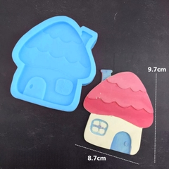 Khuôn Silicon - Rau Củ - Nấm - Ngôi Nhà 8.7cm