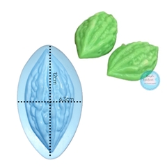 Khuôn Silicon - Rau Củ - Khổ Qua 12cm - 1 Nữa