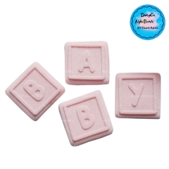 Khuôn Silicon - Chữ Cái IN - Chữ Cái Baby 2.8cm Gạch