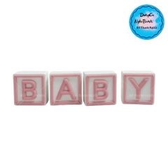 Khuôn Silicon - Chữ Cái IN - Chữ Cái Baby 2.8cm Gạch