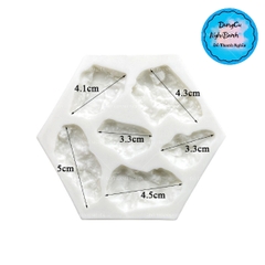Khuôn Silicon - Sỏi - Đá - Vĩ TH 6c