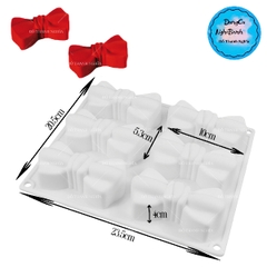 Khuôn Silicon - Cái Nơ Vĩ 6c To 10cm