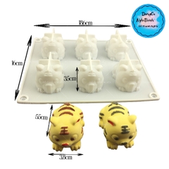 Khuôn Silicon - Động Vật - Hổ Vĩ 6c
