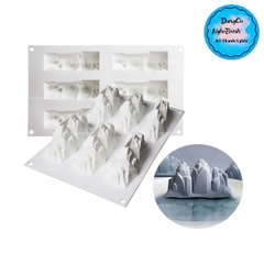 Khuôn Silicon - Ngọn Núi - Vĩ 10.5cm 6c