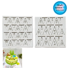 Khuôn Silicon - Chữ Số - Set 2 - 2cm - Tam Giác