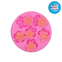 Khuôn Silicon - Hoa Mai Đào 5 Cánh Vĩ 6c 2cm