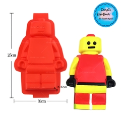 Khuôn Silicon - Em Bé - Lego Robot Vĩ 25cm 1c
