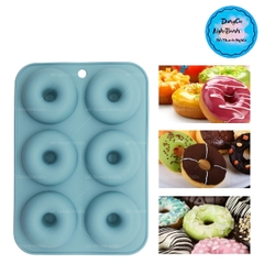 Khuôn Silicon - Donut - Vĩ 7.4cm H3.5 6c