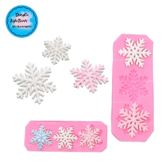 Khuôn Silicon - Noel - Cánh Tuyết Noel - 4Cm Vĩ 3C