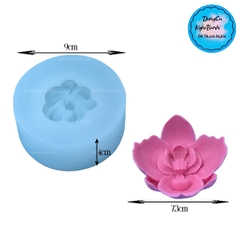 Khuôn Silicon - Hoa Lan cánh cong 7cm