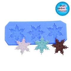 Khuôn Silicon - Noel - Cánh Tuyết Noel - 4.1cm Vĩ 3C