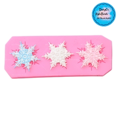 Khuôn Silicon - Noel - Cánh Tuyết Noel - 4.1cm Vĩ 3C