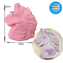 Khuôn Silicon - Động Vật - Ngựa - Khuôn Unicorn Pony Lớn