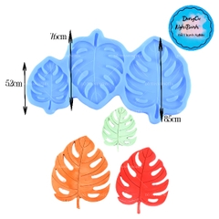 Khuôn Silicon - Lá Sake - Rừng - SLA - 5-7-8cm - Vĩ 3c