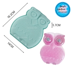 Khuôn Silicon - Động Vật - Chim Cú Mèo - Vĩ 19.5cm 1c