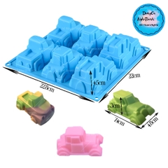 Khuôn Silicon - Xe Cộ - Xe Hơi Ô Tô Vĩ 6C 7.4*4.8*3 Cm