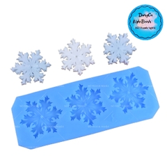 Khuôn Silicon - Noel - Cánh Tuyết Noel - 4Cm Vĩ 3C Kiểu
