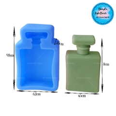 Khuôn Silicon - Chai Nước Hoa - Trơn Vĩ