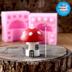 Khuôn Silicon - Rau Củ - Nấm Cửa 2 Mảnh 5cm