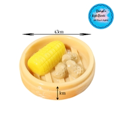 Khuôn Silicon - Món Ăn - Xửng Bắp Đậu Phụng 4.3cm