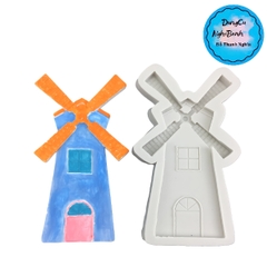 Khuôn Silicon - Cối Xây Gió To 11cm