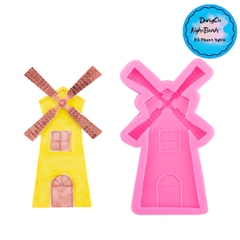 Khuôn Silicon - Cối Xây Gió To 11cm