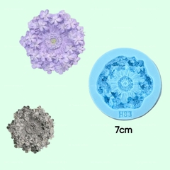 Khuôn Silicon - Hoa Hàn Quốc -Cúc H83