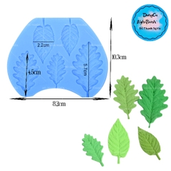 Khuôn Silicon - Lá 2-3.3cm - TH 5c Loa Kèn Tù Bầu