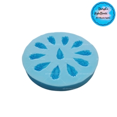 Khuôn Silicon - Đuôi Hoa Thị - Sò Xoắn N1 11c - 2cm