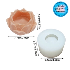 Khuôn Silicon - Hoa Sen Nụ - 8.5cm Búp Sen
