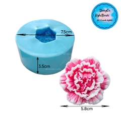 Khuôn Silicon - Hoa Mẫu Đơn - 5.8cm - V69