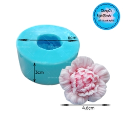 Khuôn Silicon - Hoa Mẫu Đơn - 4.6cm - V70