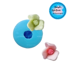 Khuôn Silicon - Hoa Trà Mẫu Đơn 3 Cánh Nhuỵ 2.5cm Z1