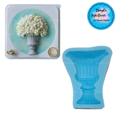 Khuôn Silicon - Bình Hoa - Khía 8.6cm