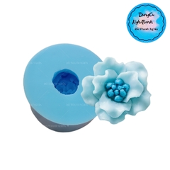 Khuôn Silicon - Hoa Mẫu Đơn 4.7cm Hoa Trung