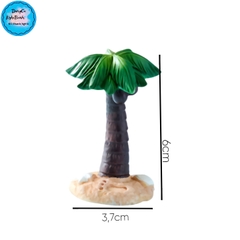 Khuôn Silicon - Gốc Thân Cây - Cây Dừa 2 Mảnh 6cm