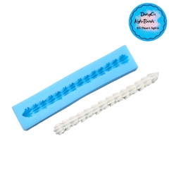 Khuôn Silicon - Viền Chuỗi Dây - Viền Vẩy Sò 14cm